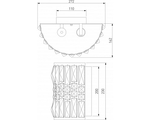 Накладной светильник Eurosvet Lory a055326