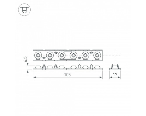 Рассеиватель Arlight SL-LINE 041791