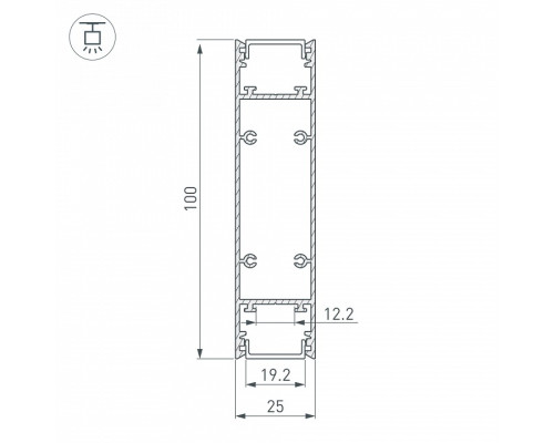 Профиль универсальный Arlight SL-LINE 033735