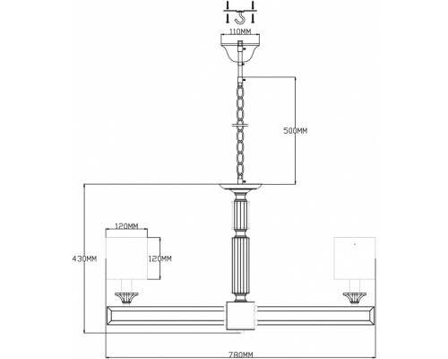 Подвесная люстра Moderli Katar V2623-8P