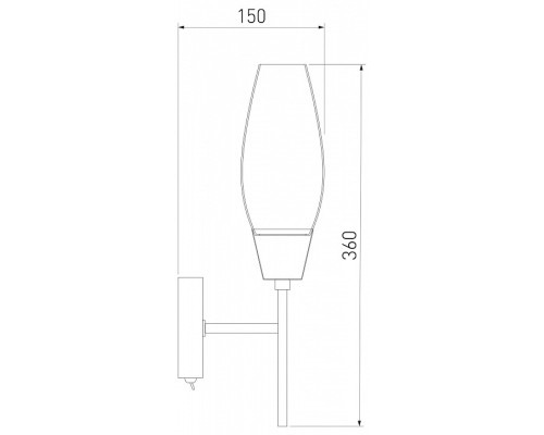 Бра Eurosvet Thalia 60140/1 золото