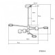 Люстра на штанге Kink Light Мекли 07650-6,19(4000К)