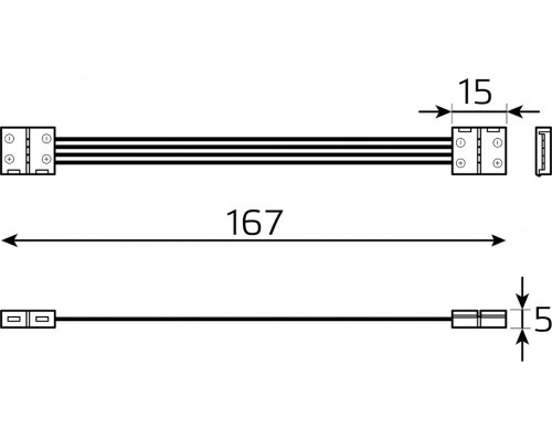 Соединитель лент гибкий Gauss Basic BT434