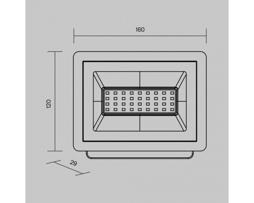 Настенно-потолочный прожектор Maytoni Flood FL001-L30B6K