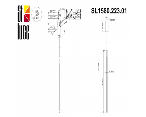 Подвесной светильник ST-Luce Ralio SL1580.223.01