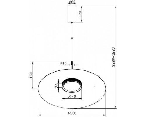 Подвесной светильник Maytoni Halo MOD041PL-L15W3K1