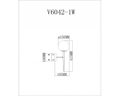 Бра Moderli Scrumbel V6042-1W