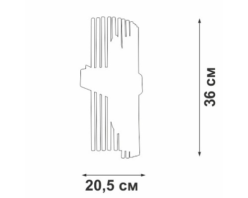 Накладной светильник Vitaluce V58710 V58710-8/2A