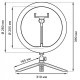 Настольная лампа кольцевая Gauss Ring Light RL002