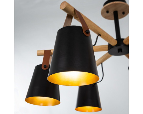 Люстра на штанге Arte Lamp Thomas A7032PL-6BK