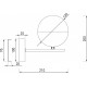 Бра Eurosvet Nuvola 70129/1 латунь