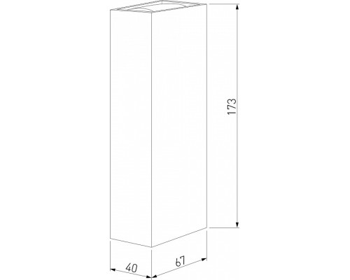 Накладной светильник Elektrostandard Blaze a057051