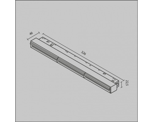 Встраиваемый светильник Maytoni Parete TR106-4-18W-DS-B