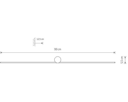 Подсветка для зеркала Nowodvorski Spin Led M 10370