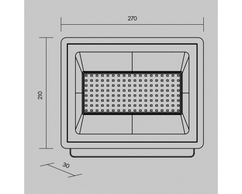 Настенно-потолочный прожектор Maytoni Flood FL001-L100B4K