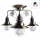 Потолочная люстра Arte Lamp Sailor A4524PL-3AB