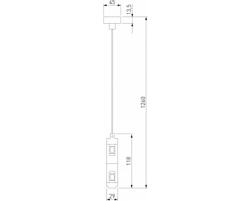 Подвес для трека Elektrostandard Esthetic Magnetic a065440