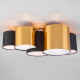 Потолочная люстра TK Lighting Mona 3447 Mona Black/Gold