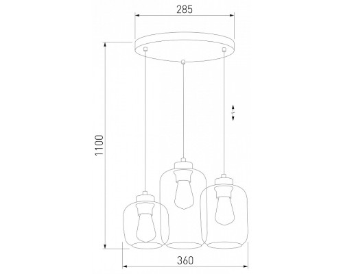 Подвесной светильник TK Lighting Marco 3325 Marco Green