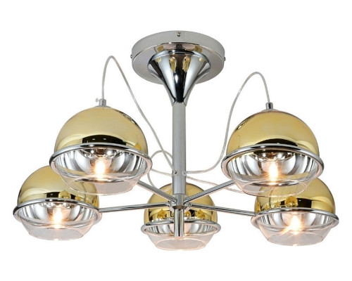 Люстра на штанге LUMINA DECO Veroni LDC 1029-5 GD