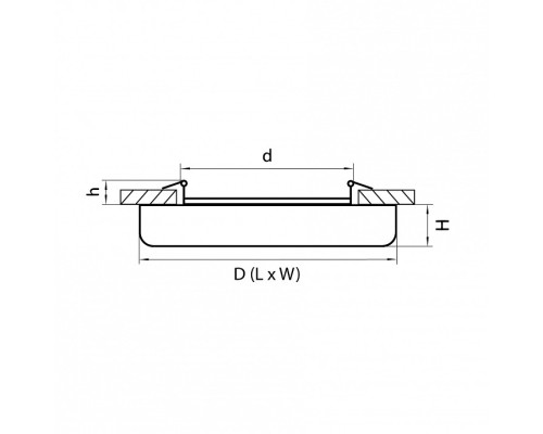 Встраиваемый светильник Lightstar Zocco 221364