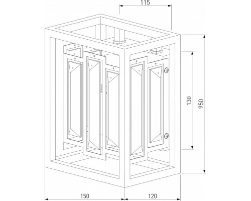 Накладной светильник Bogate's Cella 377/1 Strotskis