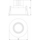 Встраиваемый светильник Elektrostandard Artis a066135