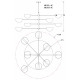 Люстра на штанге MyFar Valentina MR1951-8C