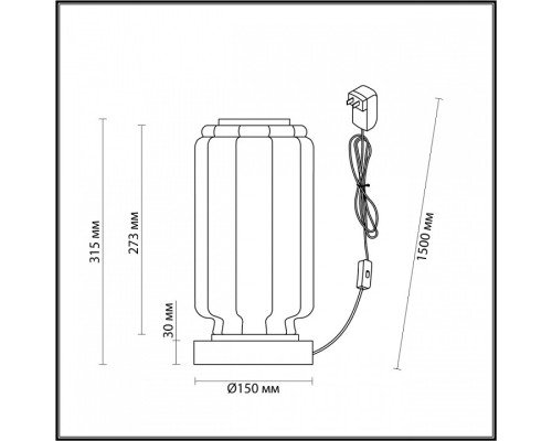 Настольная лампа декоративная Odeon Light Jam 5409/10TL