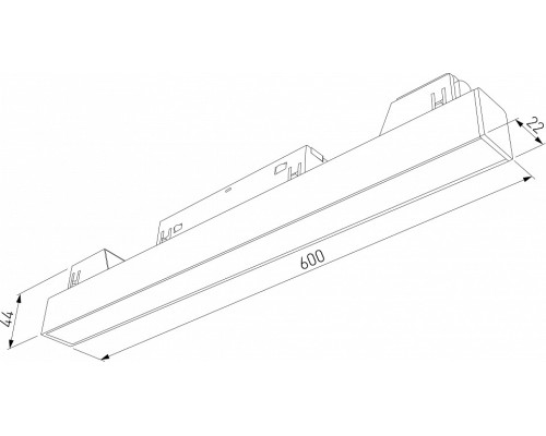 Встраиваемый светильник Elektrostandard Slim Magnetic a062335