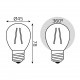 Лампа светодиодная Gauss Filament E27 13Вт 4100K 105802213