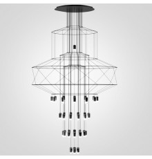 Подвесная люстра Imperiumloft Vibia Wireflow 40.1637-0