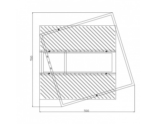 Накладной светильник Escada Concept 10226/3LED SQUARE