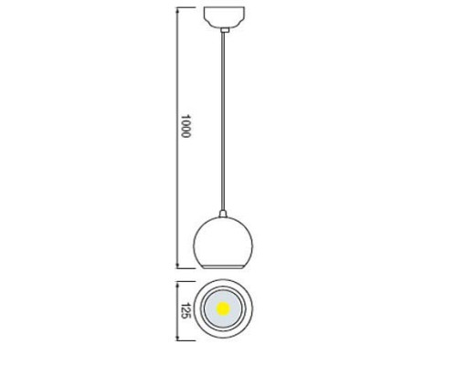 Подвесной светильник Horoz Electric Astra HRZ00000790