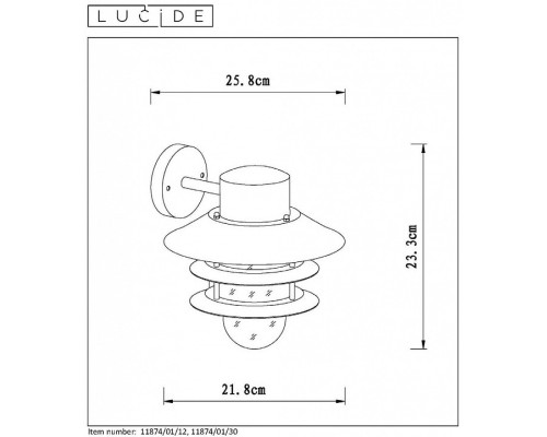 Светильник на штанге Lucide Zico 11874/01/30