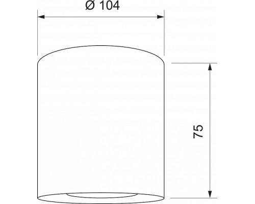 Накладной светильник Elektrostandard DLR026 a063934