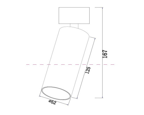 Накладной светильник Maytoni Focus LED C055CL-L12B4K