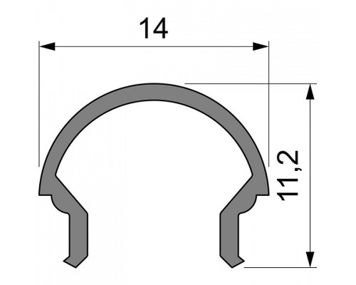 Профиль накладной Deko-Light R-01-08 984504