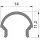 Профиль накладной Deko-Light R-01-08 984504