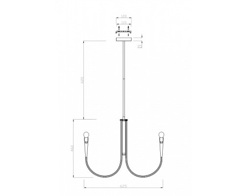 Люстра на штанге Freya Branches FR5253PL-06N