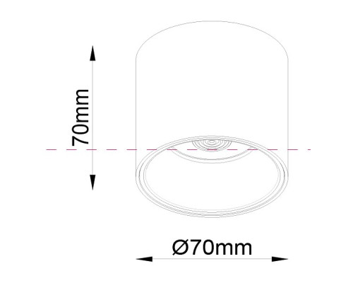 Накладной светильник Maytoni Alfa LED C064CL-L12B3K