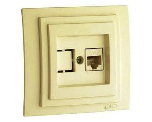 Розетка Ethernet RJ-45 Mono Electric Larissa 103-171705-125