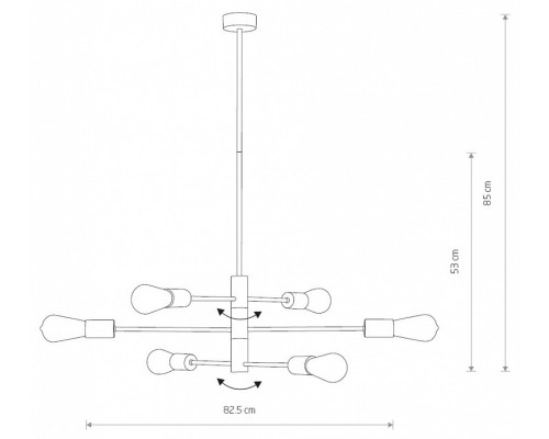 Подвесная люстра Nowodvorski Rotor 7937