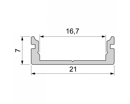 Профиль накладной Deko-Light AU-01-15 970061
