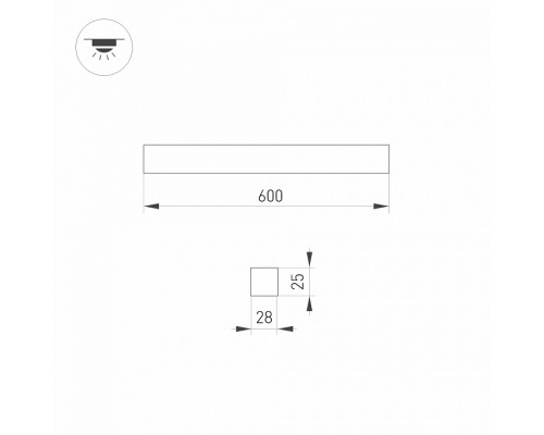 Светильник для потолка Армстронг Arlight STARLINE 031569