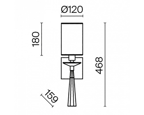 Бра Maytoni Bianco MOD224WL-01BS1