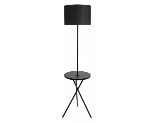 Торшер с полкой Arte Lamp Combo A2070PN-1BK