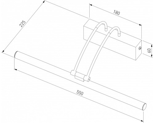 Подсветка для зеркала Elektrostandard Simple a063695