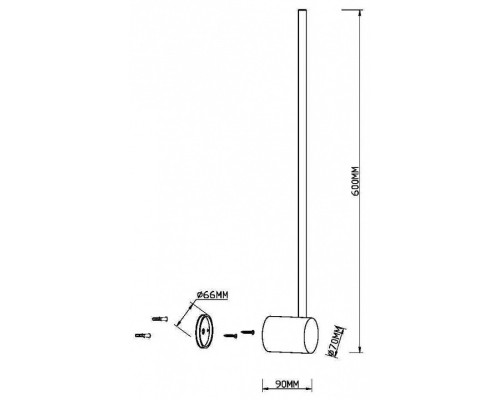 Бра Maytoni Light stick MOD237WL-L6BS3K