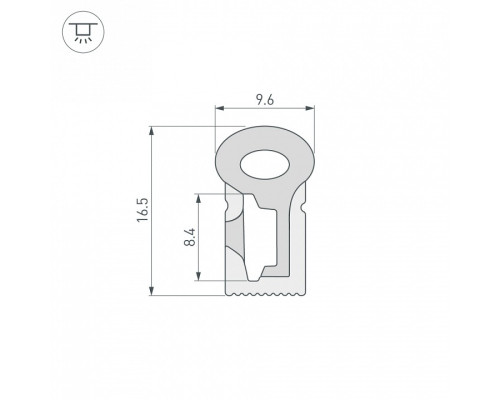 Короб накладной гибкий Arlight WPH 040827